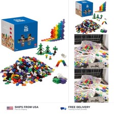 PLUS PLUS 1200 Piece Basic Color Mix - Mini H...