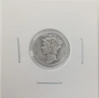 mercury dimes lot of 2, 1943 s mint silver 10c, circulated, uncertified