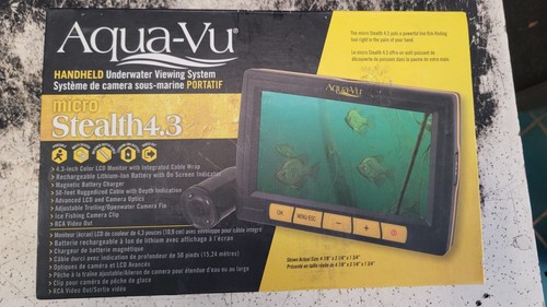 Aqua Vu Micro Stealth 4.3 Underwater Camera Viewing System - Black