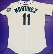 Authentic Team Issued Edgar Martinez #11 Seattle Mariners  Majestic Jersey 46