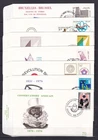 [LG80849] Belgium Nice Lot FDC First Day Covers UNG