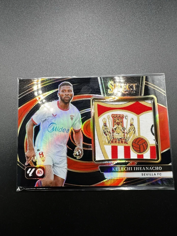 Kelechi Iheanacho 2024-25 Select La Liga - 1/1 Black Prizm Relic - Sevilla FC - Image 3 of 4