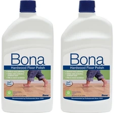 Hardwood Floor Polish- High Gloss - Value Pack of 32 Ounces (Two Pack)