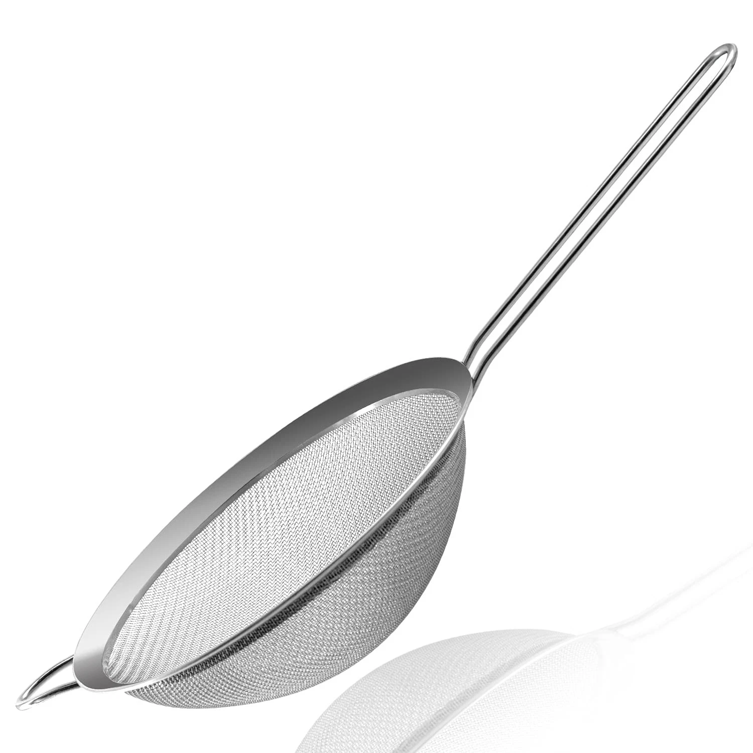 Fine Mesh Strainers - Premium Stainless Steel Colander Sieve Sifters, with Du...