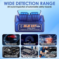 ELM327 Bluetooth V2.1 Auto OBD2 Diagnosegerä...