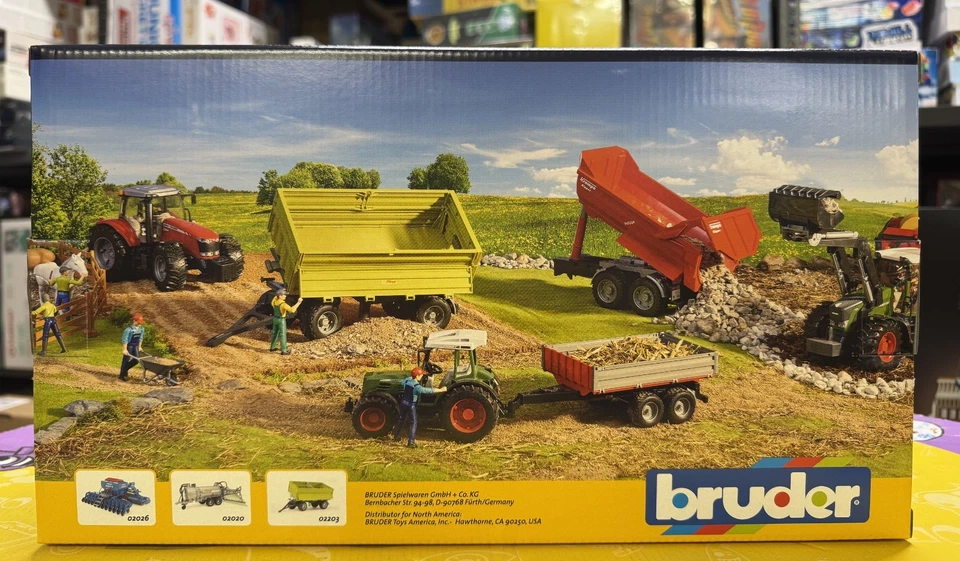 BRUDER 03046 - scala 1:16 - TRATTORE MASSEY FERGUSON 7624 - NUOVO - SIGILLATO - Immagine 3 di 4