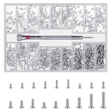 500 Pcs Laptop Screws, M1.2/M1.4/M2 Small Micro Tiny Screws for Electronics, Min