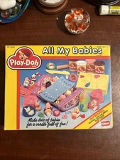Rare VTG 1992 - Playskool - Play-Doh All My Babies Set