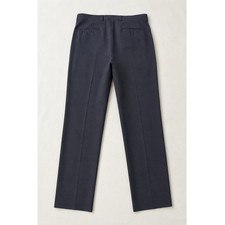 Michael Kors Mens 32x32 Micro Check Dress Pants Navy Blue Grey Stretch Slim Fit