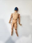 VINTAGE ORIGINAL 1964 DARK HAIR  GI JOE ACTION FIGURE  - DAMAGED