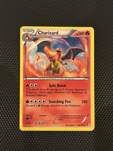 Charizard 20/149 Boundaries Crossed Holo Pokémon TCG LP+