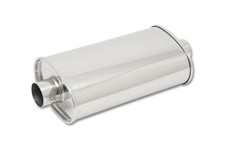 Vibrant Performance Streetpower Oval Muffler 2.75 Inletoutlet Center-center