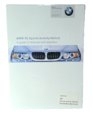 2004 BMW X5 Features and Operation Guide CD-ROM VHS Sports Activity Vehicle NEW