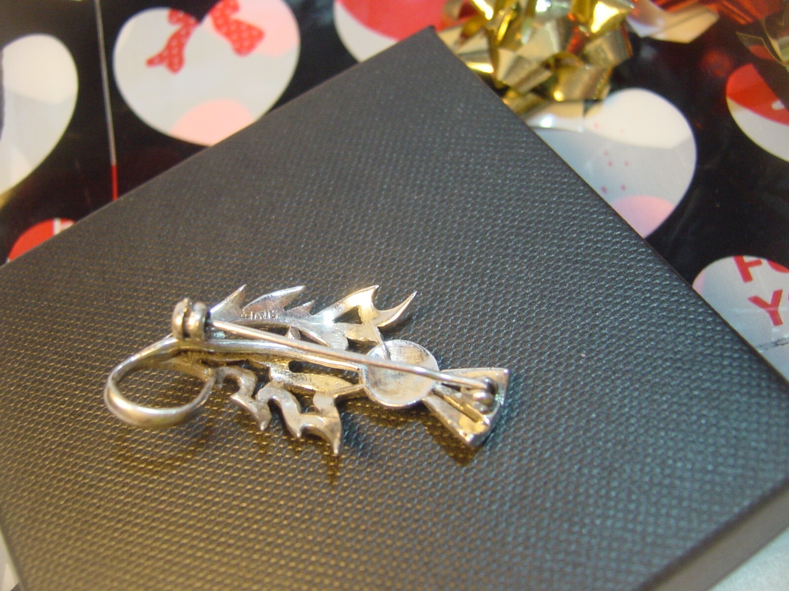 Solid Silver Vintage Superb Hand Made Sparkly Mar… - image 2