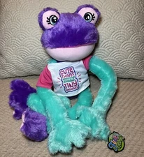 NWT Toadally Funky Frogs 24” Plush With Shirt Cute Things Come In Tiny Packages