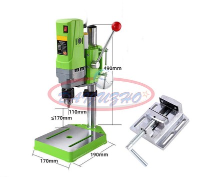 Mini Drill Press Bench Small Electric Drill Machine Work Bench 710W 220V