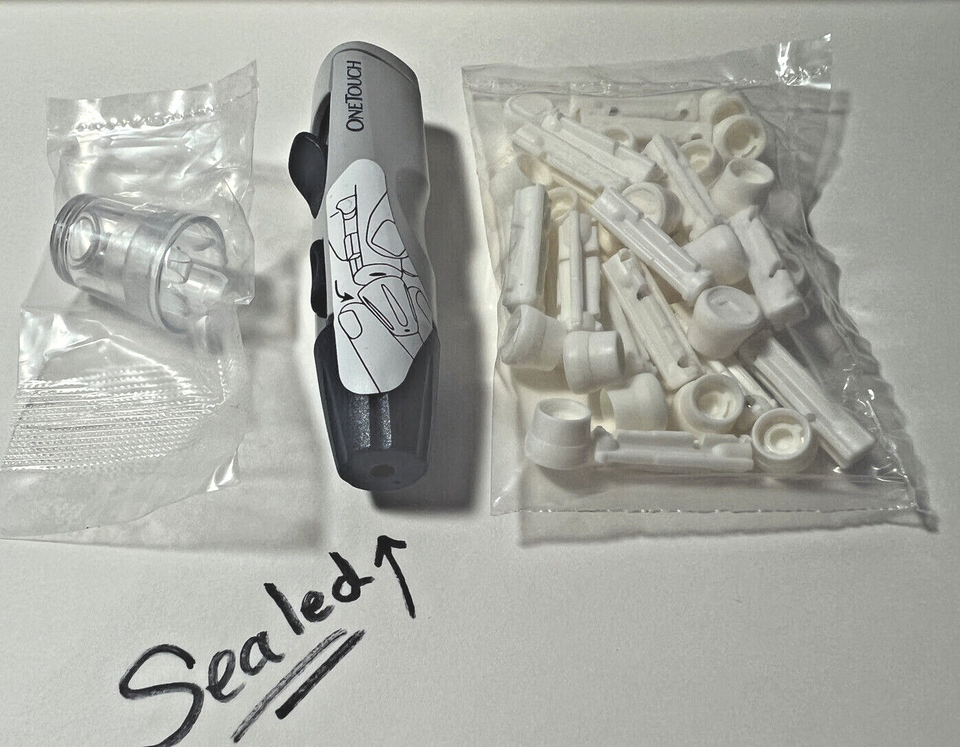 ONE TOUCH Lancing Device Rare Discontinued Authentic New Sealed Rare eBay