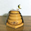 thumbnail 4  - Mini Honey Pot Ceramic Jar &amp; Wood Dipper Joie MSC Beehive with Bee