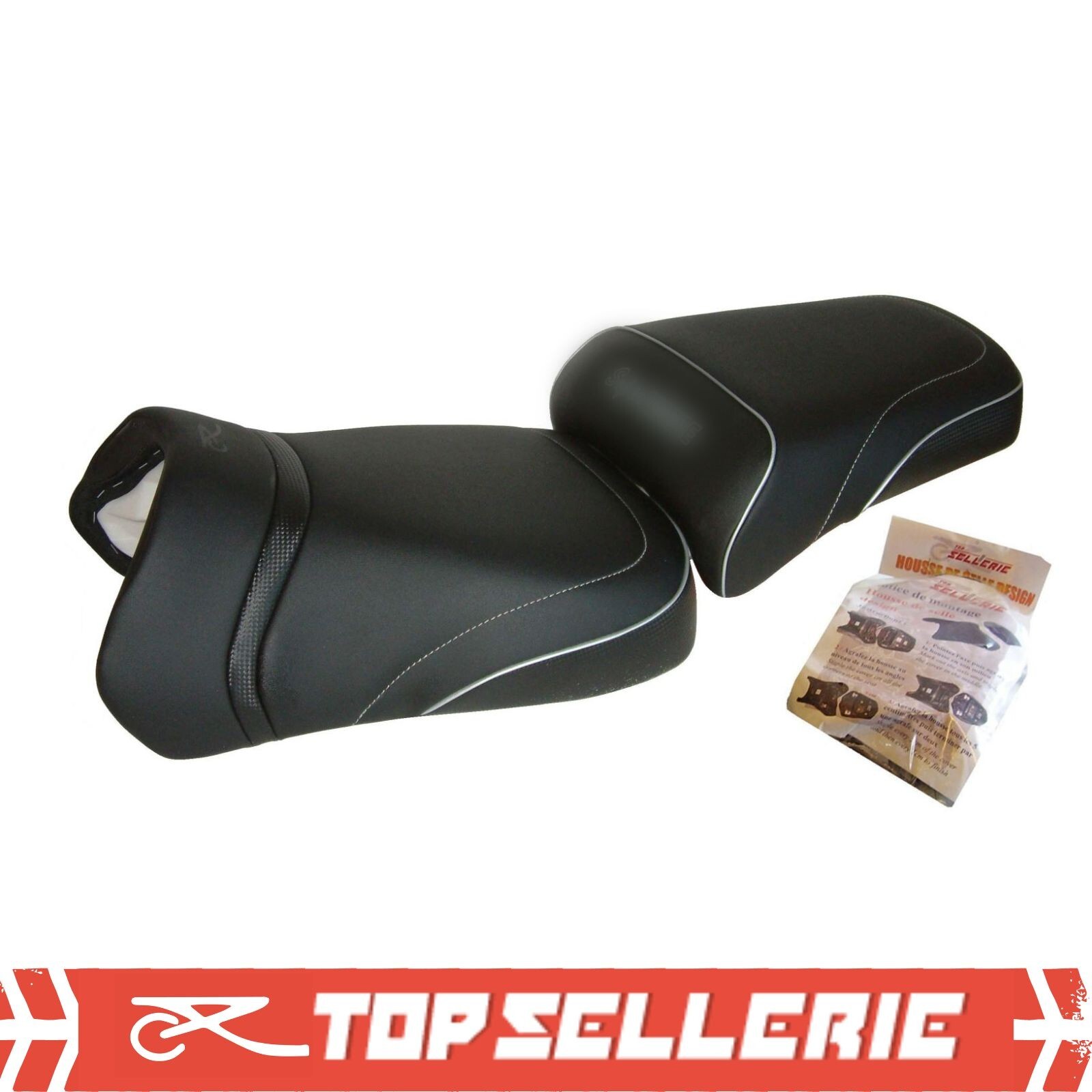 Housse de selle confort YAMAHA XTZ 1200 Super Ténéré en cuir premium