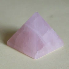 Gemstone crystal rose quartz pyramid point healing