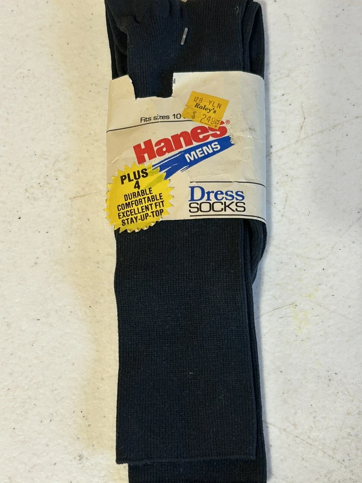 Calcetines de nailon elásticos vintage Bonnie Doon/Hanes para mujer nuevos stock antiguo lote 3 g2 Foto 2 de 4