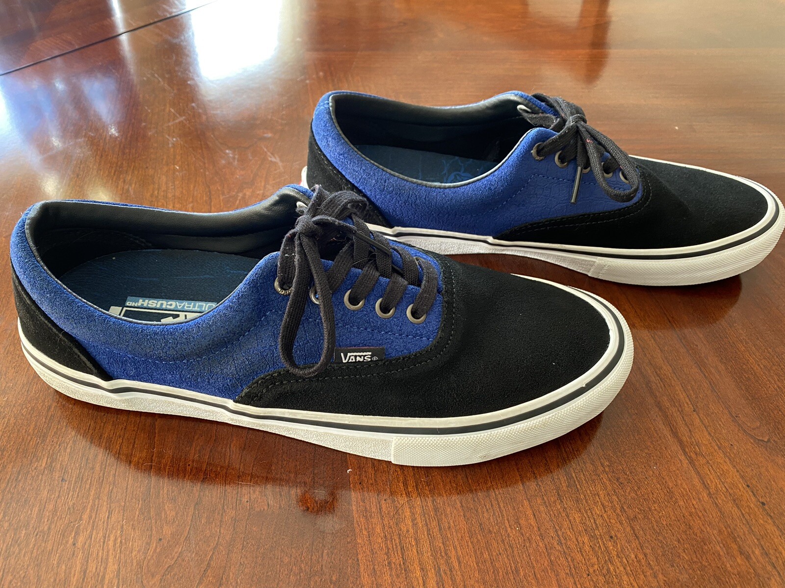 vans old skool pro zorilla blue crocodile skate shoes