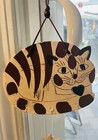 Vintage Cat & Kitten Ceramic Wind Chime. Made In Taiwan
