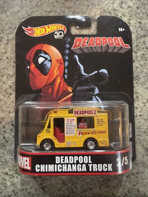 Hot Wheels Marvel Deadpool Chimichanga Food Truck 2/5 50th Anniversary 