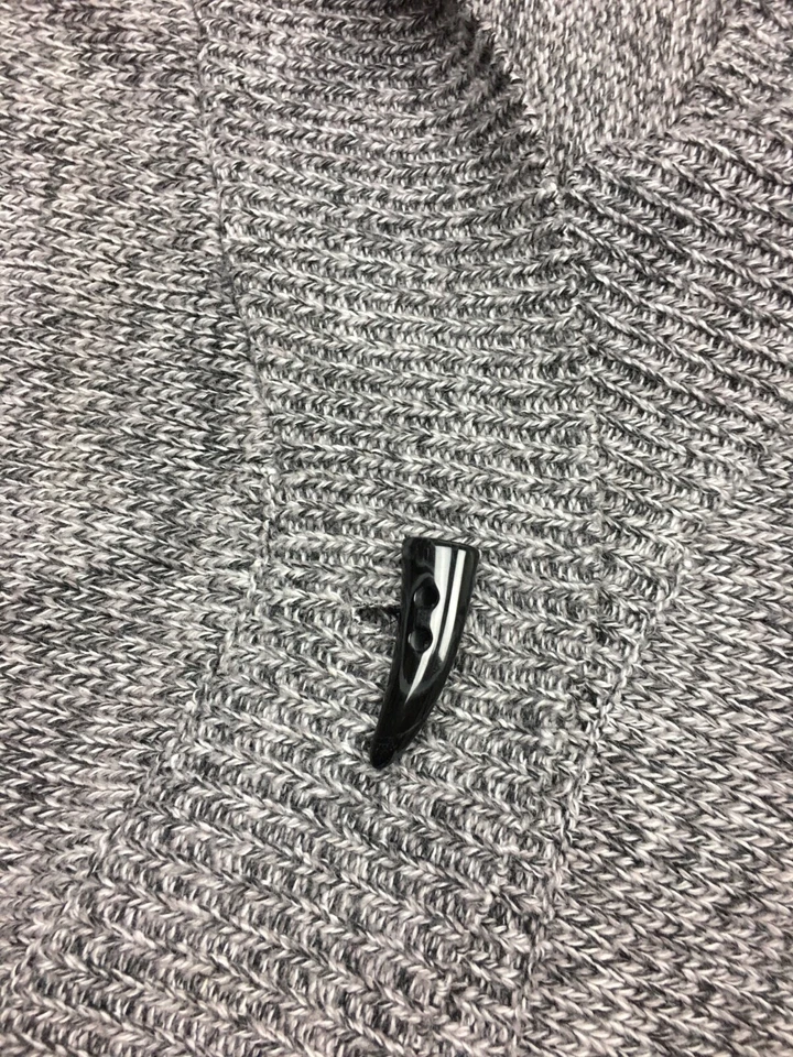 Cárdigan Suéter Liz & Me Top Mujer Talla 4X Gris Manga Corta Acrílico 30/32W Foto 4 de 4