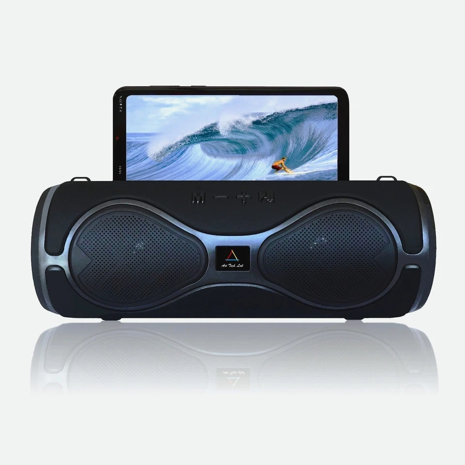 Enceinte Bluetooth LedSpeaker, USB, Tf Card, Aux pour Smartphones et Tablettes - Photo 1/4