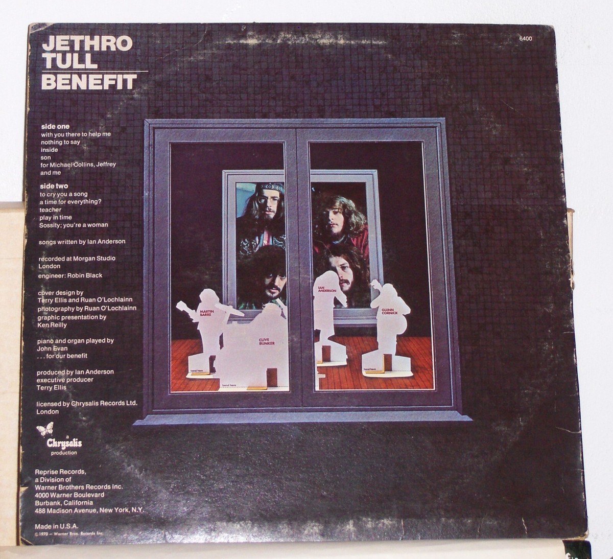 Jethro Tull ‎- Benefit - 1970 Vinyl LP Record Album | eBay