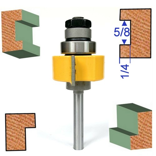 1 Stck. 1/4 Zoll Schaft 5/8 Zoll Breite 1/4 Tiefe Nut Still Router Bit - Bild 7 von 12