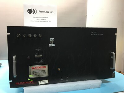 Branson/IPC PM 132 RF Generator, 208V, 50/60Hz, 1PH, 40A, 155751