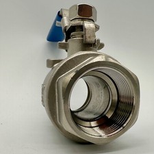 1-1/4" Female Ball Valve NPT Thread 316 Stainless Steel Full Port Ball Valve WOG