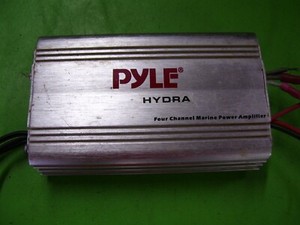 DAMAGED Pyle Hydra 4 channel 8 million watt marine AMP amplifier PLMRMP3A