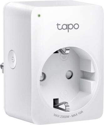 TP-Link Tapo P100MA WLAN-Steckdose Matter-zertifiziert Fernsteuerung Zeitplan Al