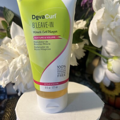 DevaCurl B' Leave - In Miracle Curl Plumper  6 Oz 177 ml 60 % Full.
