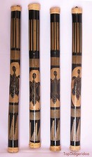 Traditional RainShaker RainStick 32"80cm Authentic Handcarved Bamboo Rain-Stick