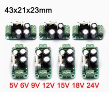 Power Supply Module 5V 6V 9V 12V 15V 18V 24V Single Power Board 43x21x23mm