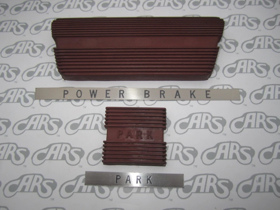 Pastillas de freno y estacionamiento Buick LeSabre Wildcat Riviera Electra 1961-1964 - rojo Foto 4 de 4