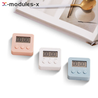 LCD Mini   Timer Cooking Alarm Clock Sleep Study Stopwatch Countdown Tool #T8