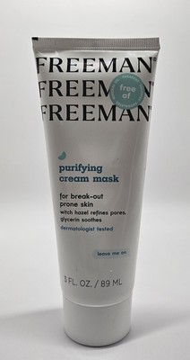FACIAL MASK/FREEMAN BEAUTY, PURIFYING CREAM MASK FOR BREAK-OUT PRONE SKIN -3 oz.