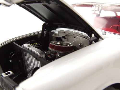 Chevrolet Bel Air Custom 1957 Coche a Escala Blanco 1:18 Acme - Imagen 5 de 11