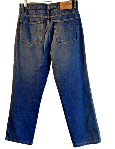 Lasso Jeans Men 32 Blue Hard Working Denim Straight Leg EUC #2 - Picture 2 of 13