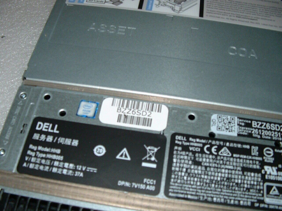 Dell Poweredge M630 Blade Server 2x E5-2680 v3 2.5ghz 24-Cores / 128gb / H730 - Image 3 of 4