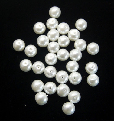 100pcs Top Quality Czech Glass Pearl Round Loose Beads 3mm 4mm 6mm 8mm 10mm 12mm