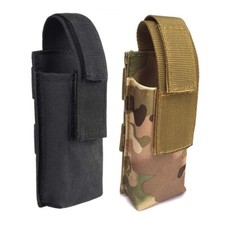 Tactical Molle Single Pistol Magazine Pouch Mag Belt Holder for 9mm .40 .45 Cal
