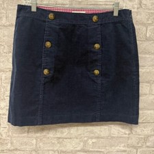 Vineyard Vines Corduroy Skirt Women s Size 8 Navy Nautical Anchors