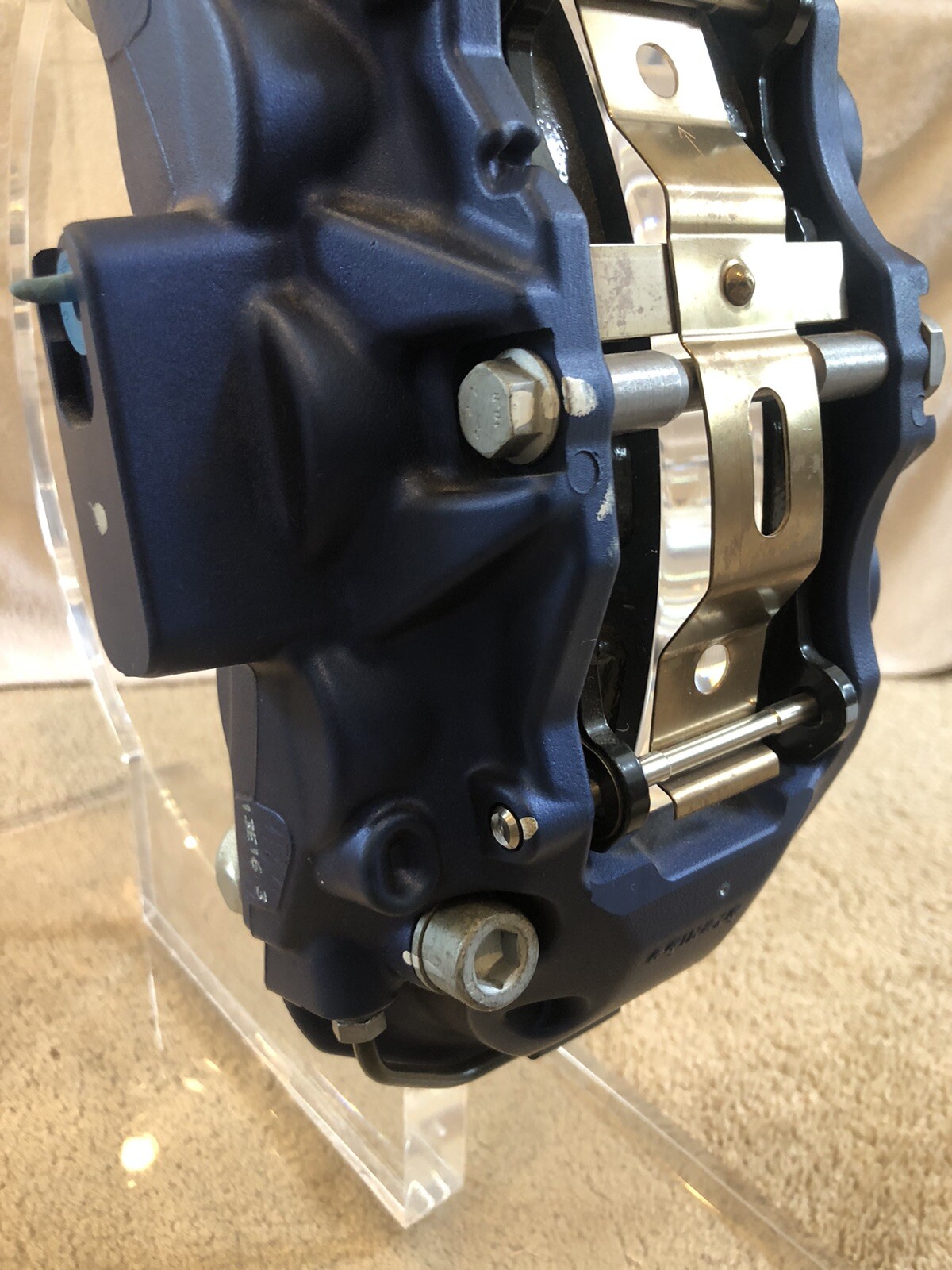 GENUINE MASERATI Brembo Blue Front Right Brake Caliper Dealer Display 670009178