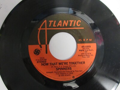 💥' THE SPINNERS ' HIT 45 + PICTURE [THE RUBBERBAND MAN] THE 70's